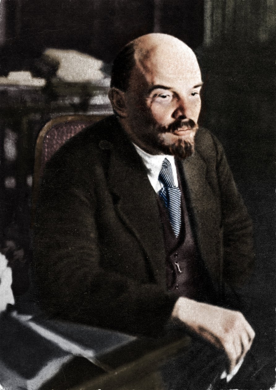 Vladimir Ilich Lenin, russisk bolsjevikleder, 28. november 1921 av Unbekannt