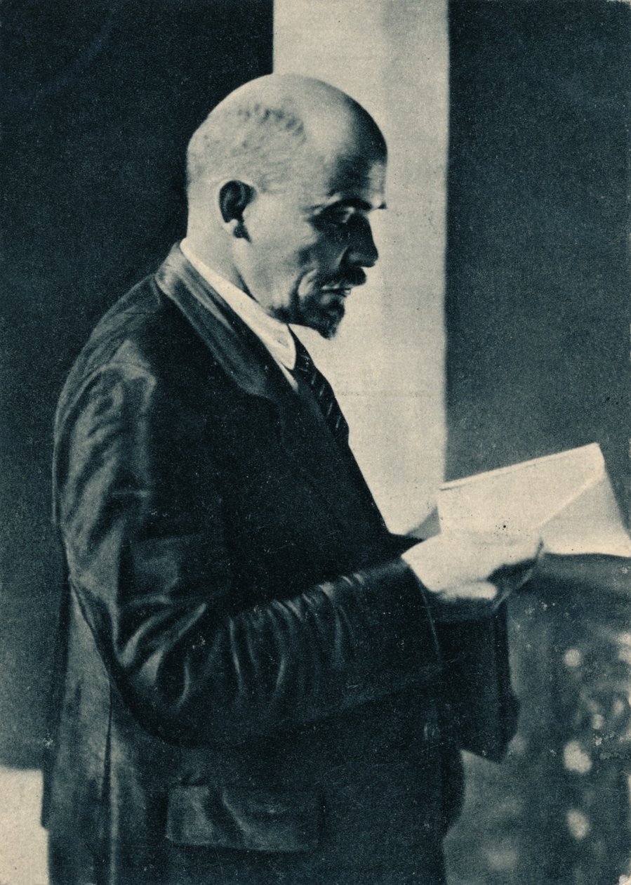 Vladimir Ilich Lenin, russisk bolsjevikleder, Moskva, Russland, juli 1904 av Unbekannt
