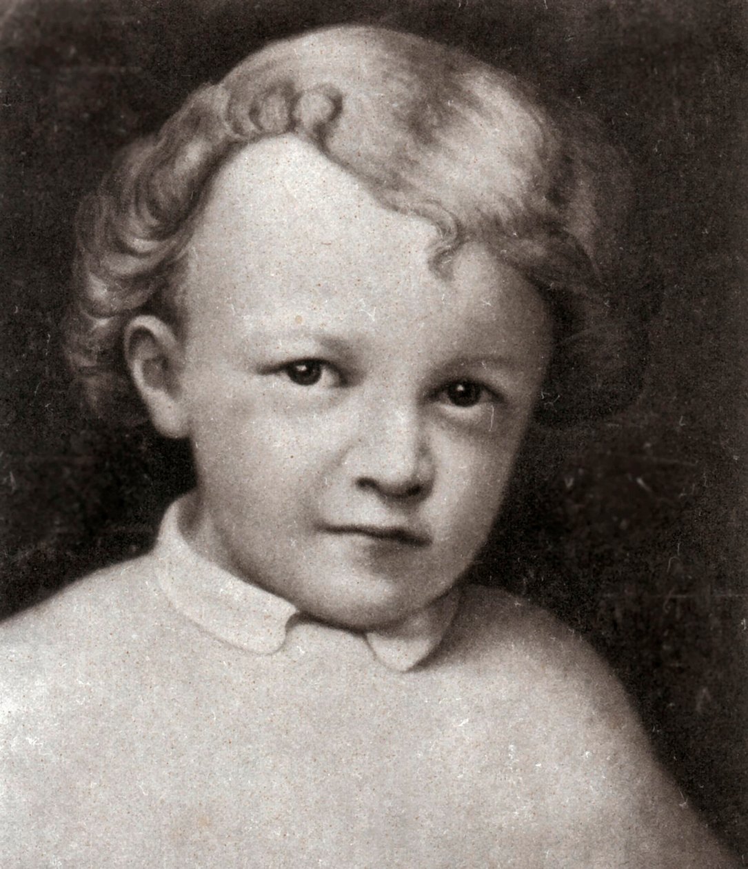 Vladimir Ilich Lenin, russisk bolsjevikisk revolusjonær leder, 4 år gammel, 1874 av Unbekannt