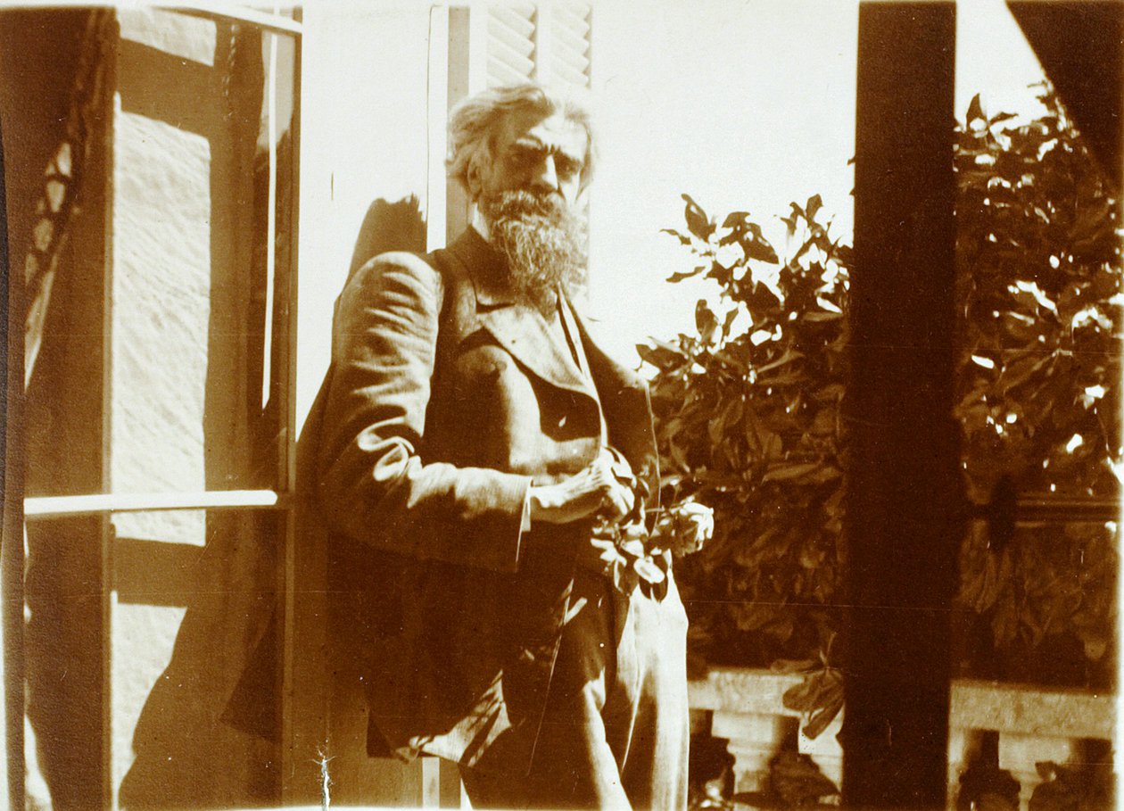 Vladimir Solovyov , russisk filosof, poet og litteraturkritiker, Cannes, Frankrike, 1899 av Unbekannt