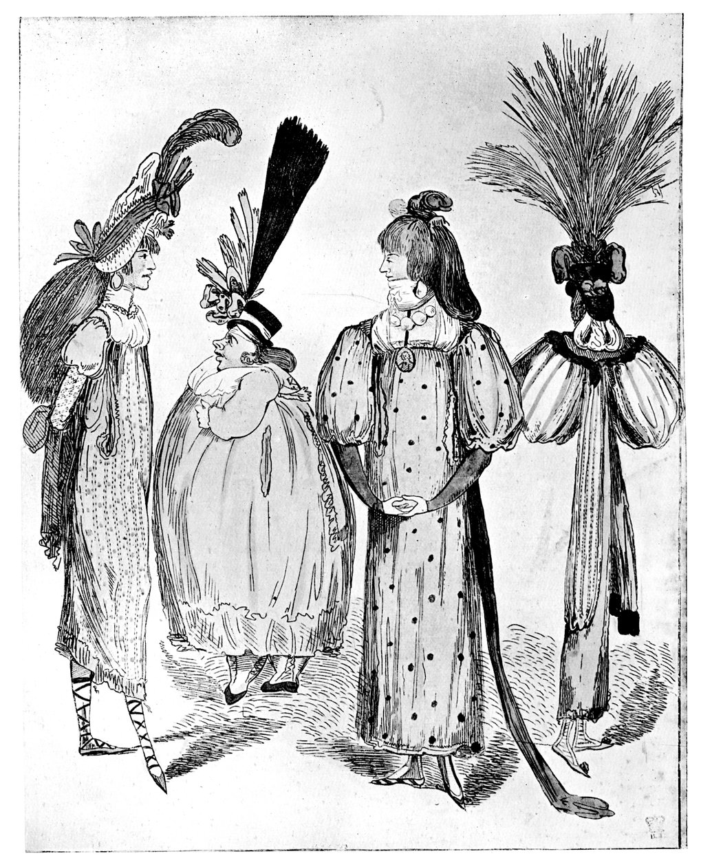 Waggoners Frocks or No Bodys fra 1795, 1795 av Unbekannt
