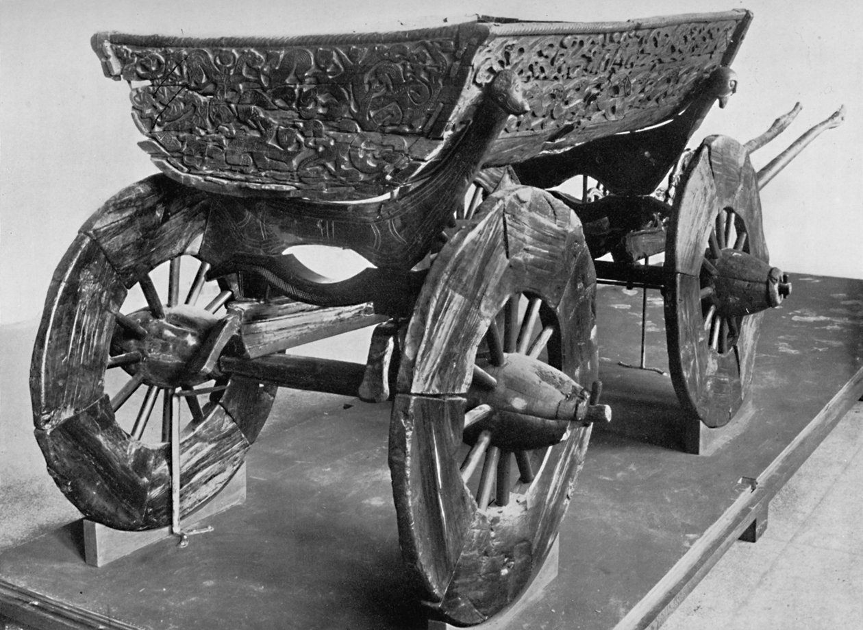 Vogn fra Osebergskipet, 1935 av Unbekannt