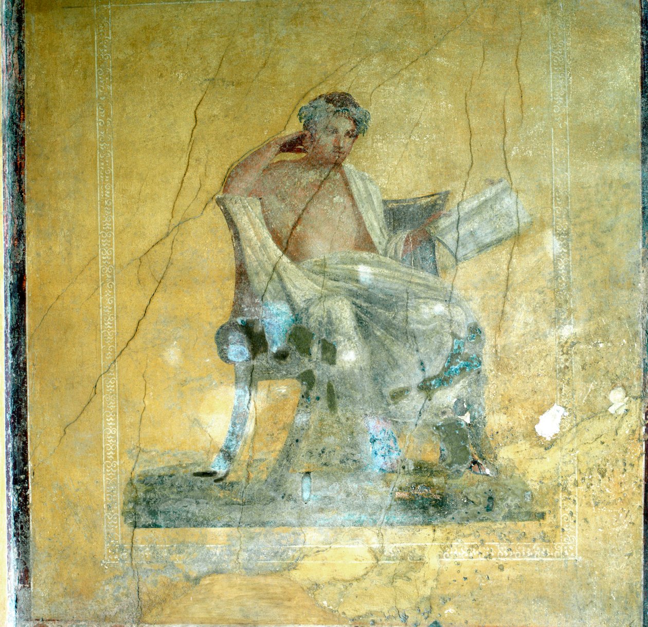 Veggfresco, House of the Menander, Pompeii av Unbekannt