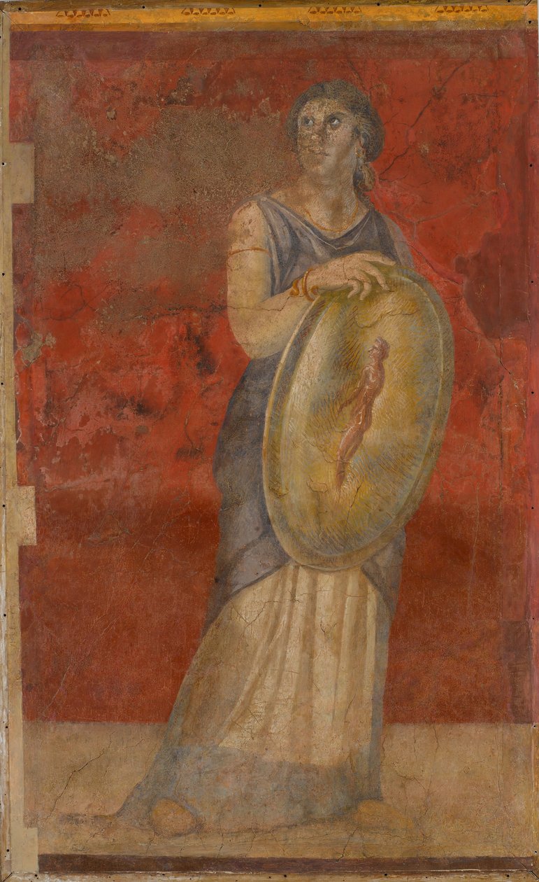 Veggmaleri fra rom H i villaen til P. Fannius Synistor på Boscoreale, ca. 50-40 f.Kr. av Unbekannt
