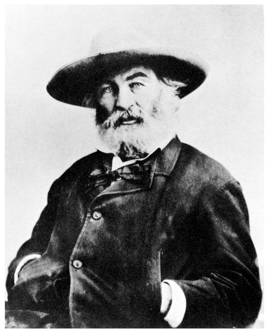 Walt Whitman , amerikansk poet, c1866 1955 av Unbekannt
