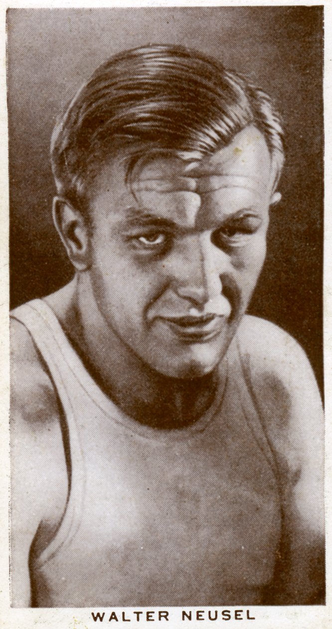 Walter Neusel , tysk bokser, 1938 av Unbekannt