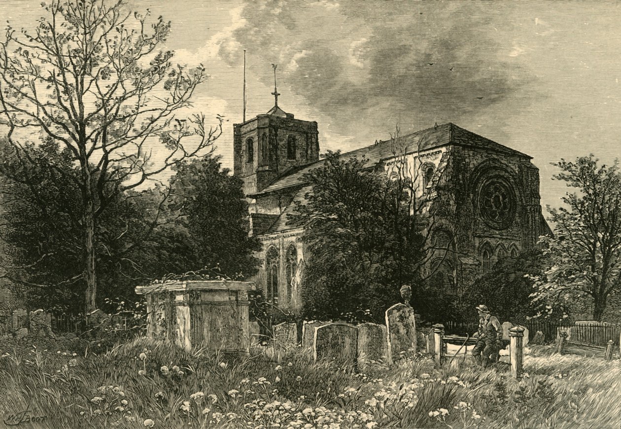 Waltham Abbey, 1898. av Unbekannt