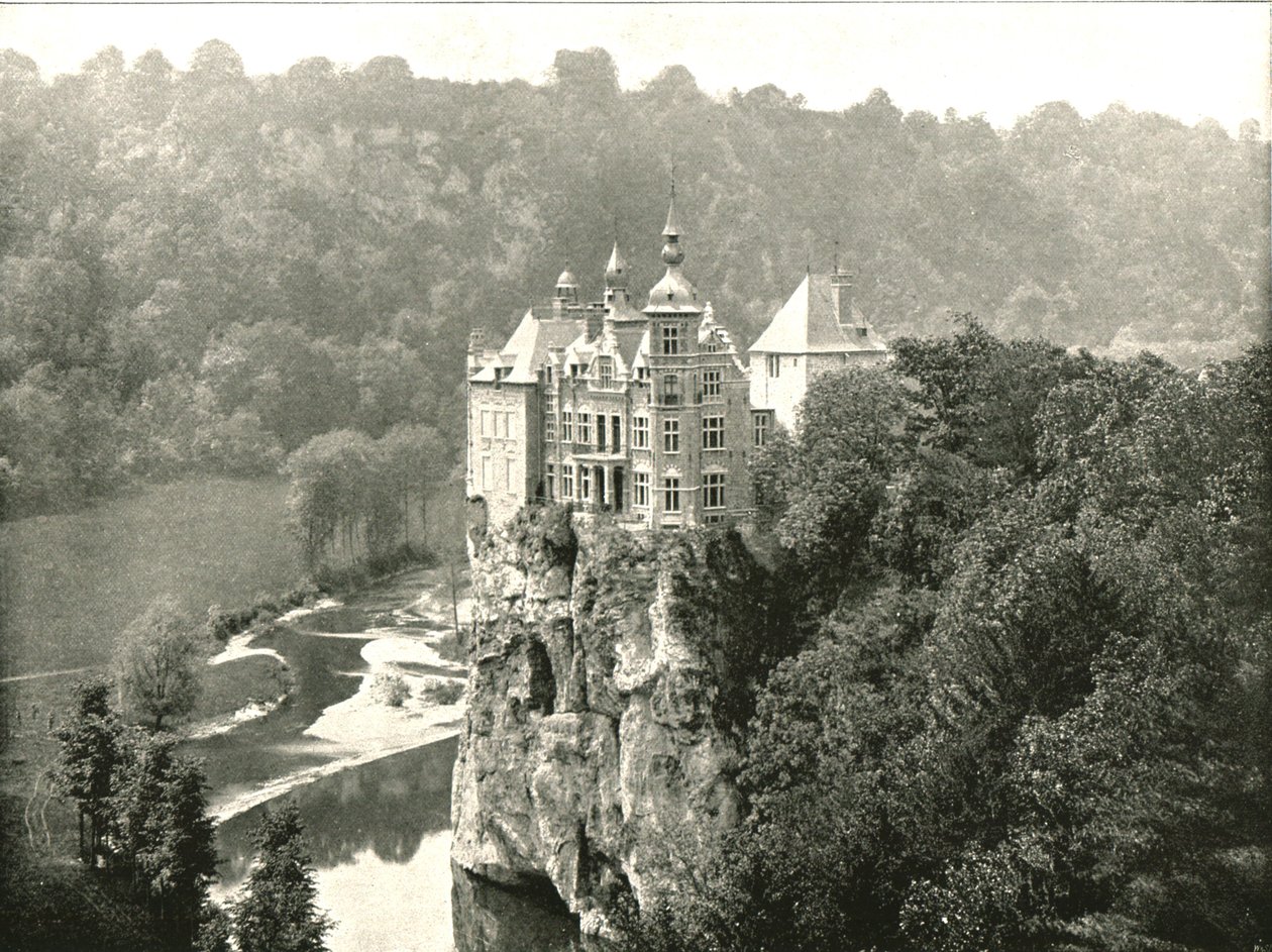 Walzin Castle, Dinant, Belgia, 1895. av Unbekannt