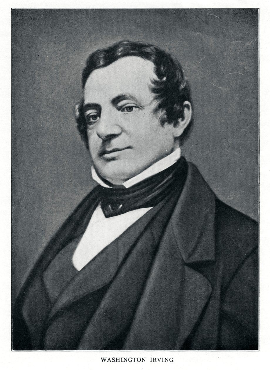 Washington Irving, amerikansk forfatter, 1900-tallet av Unbekannt