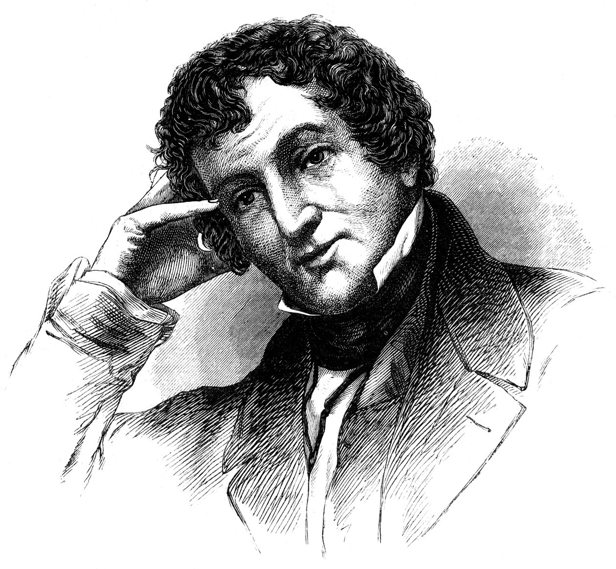 Washington Irving , amerikansk forfatter, c1880 av Unbekannt