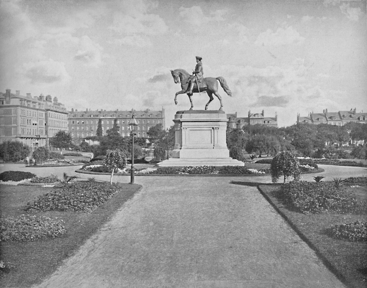 Washington Statue, Public Garden, Boston, c1897. av Unbekannt