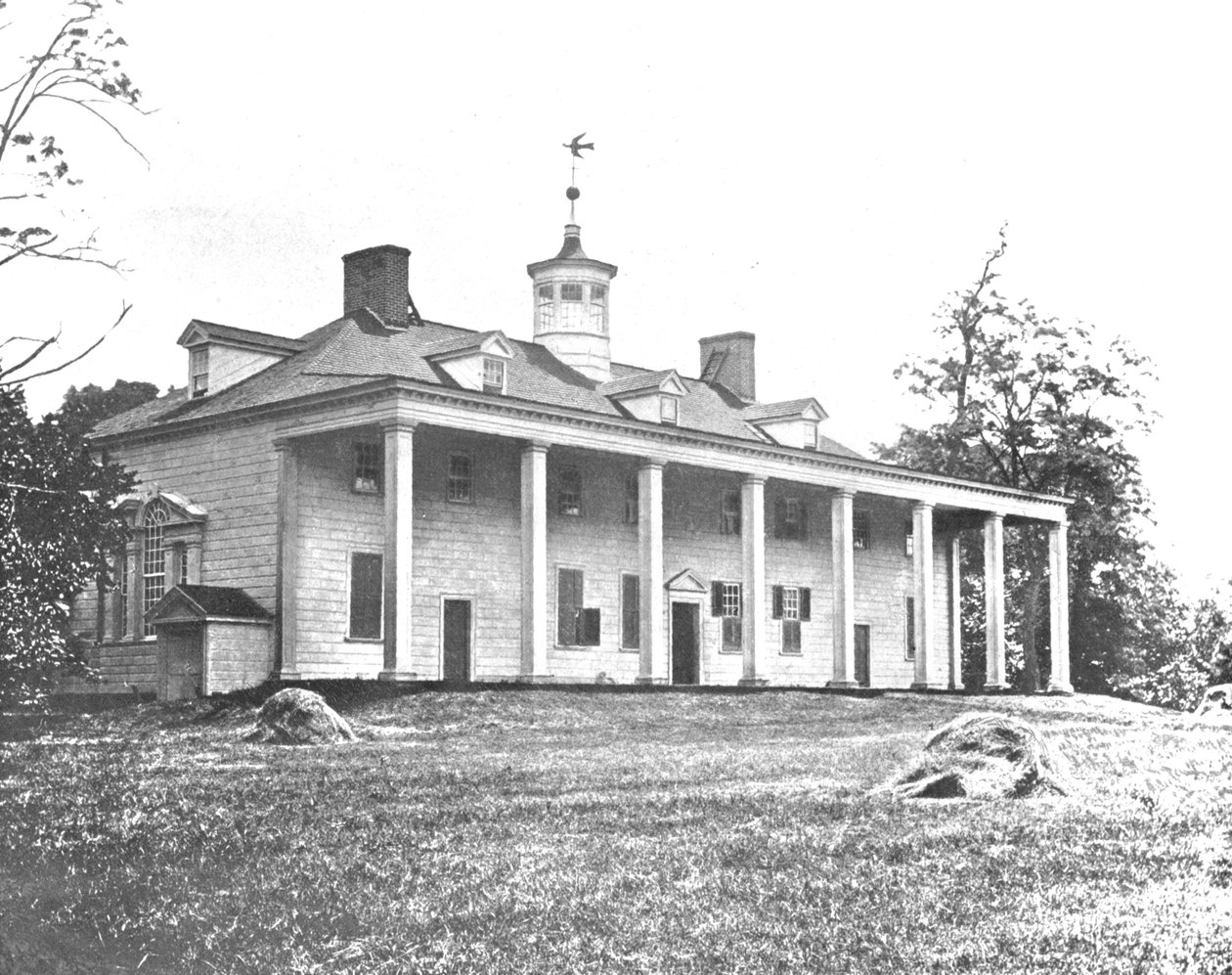 Washingtons hjem, Mount Vernon, Virginia, USA, c1900. av Unbekannt