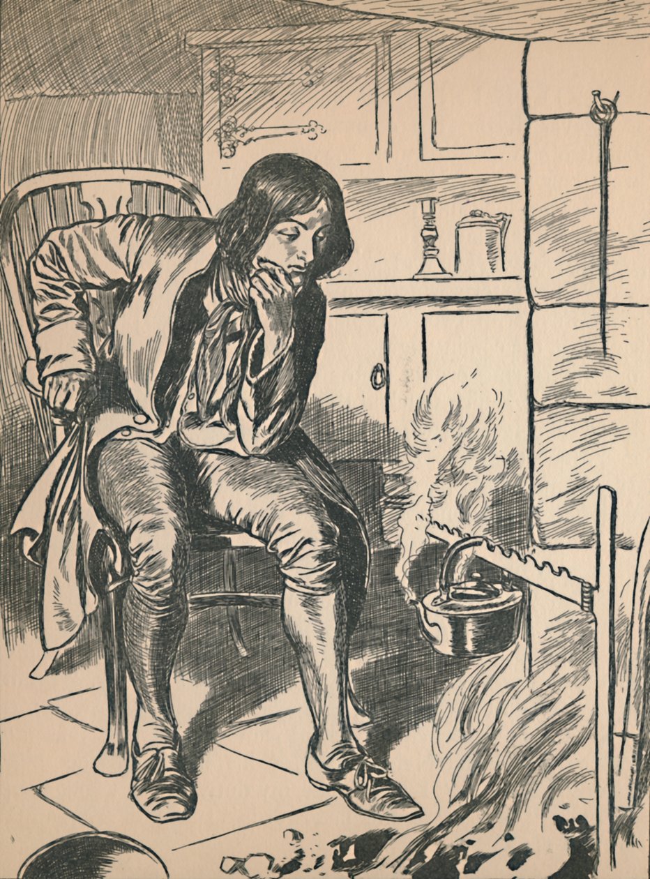 Ser på den kokende vannkokeren, c1907 av Unbekannt
