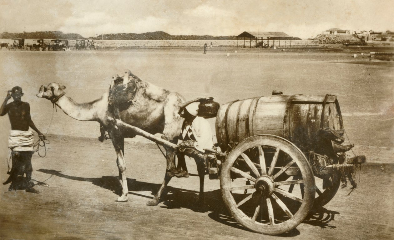 Vannvogn, Aden, c1918-c1939. av Unbekannt