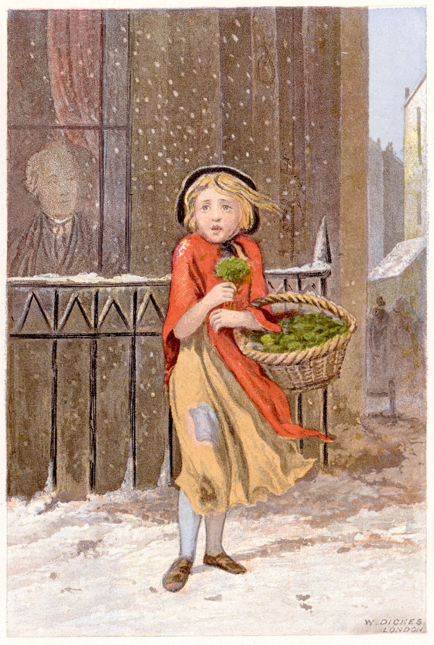 Brønnkarseselger, c1880 av Unbekannt