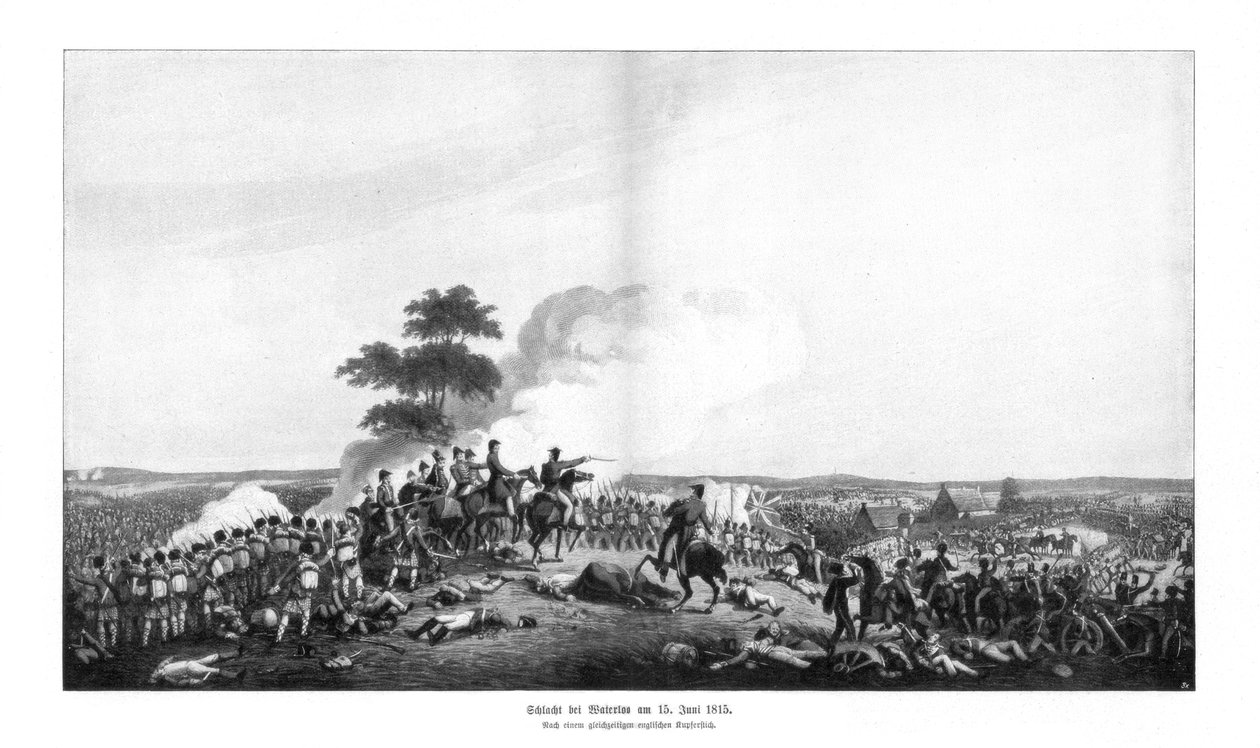 Waterloo-kampanjen, 15. juni 1815, 1900 av Unbekannt