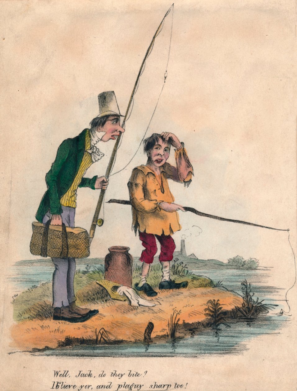 Vel, Jack biter de Iblieve yer, og plagu skarpt også!, tidlig på 1800-tallet. av Unbekannt