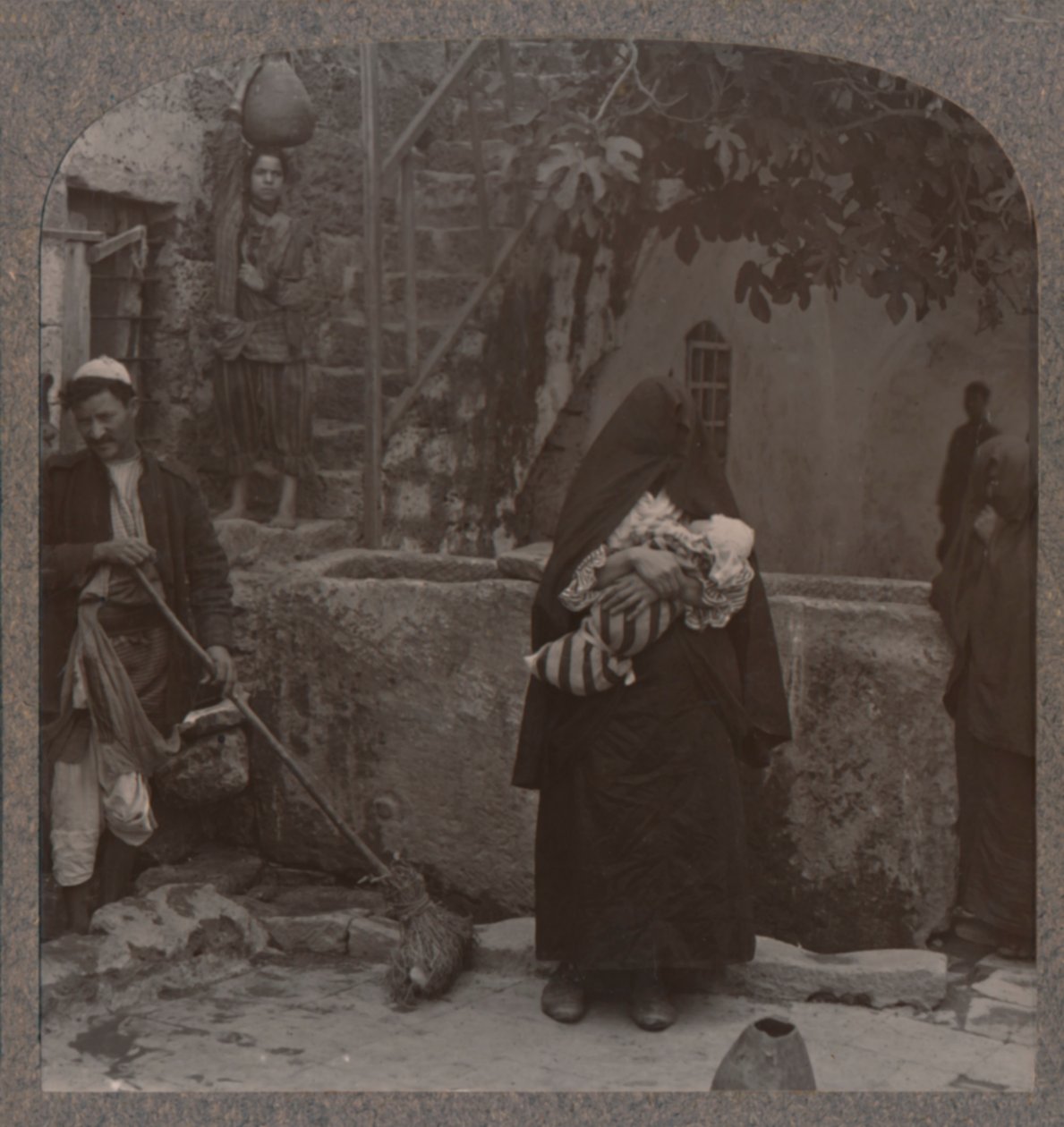 Vel av Peters huse, Jaffa, c1900 av Unbekannt