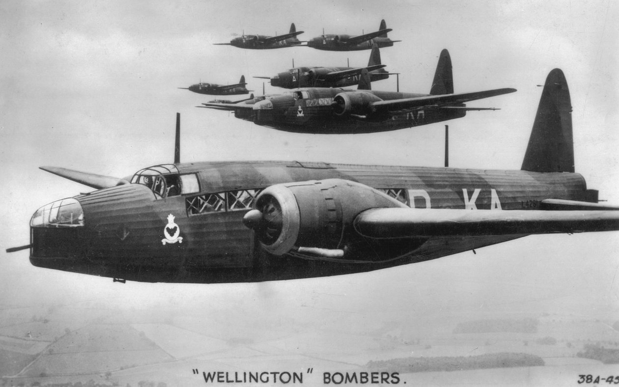 Wellington bombefly, ca 1940-tallet av Unbekannt