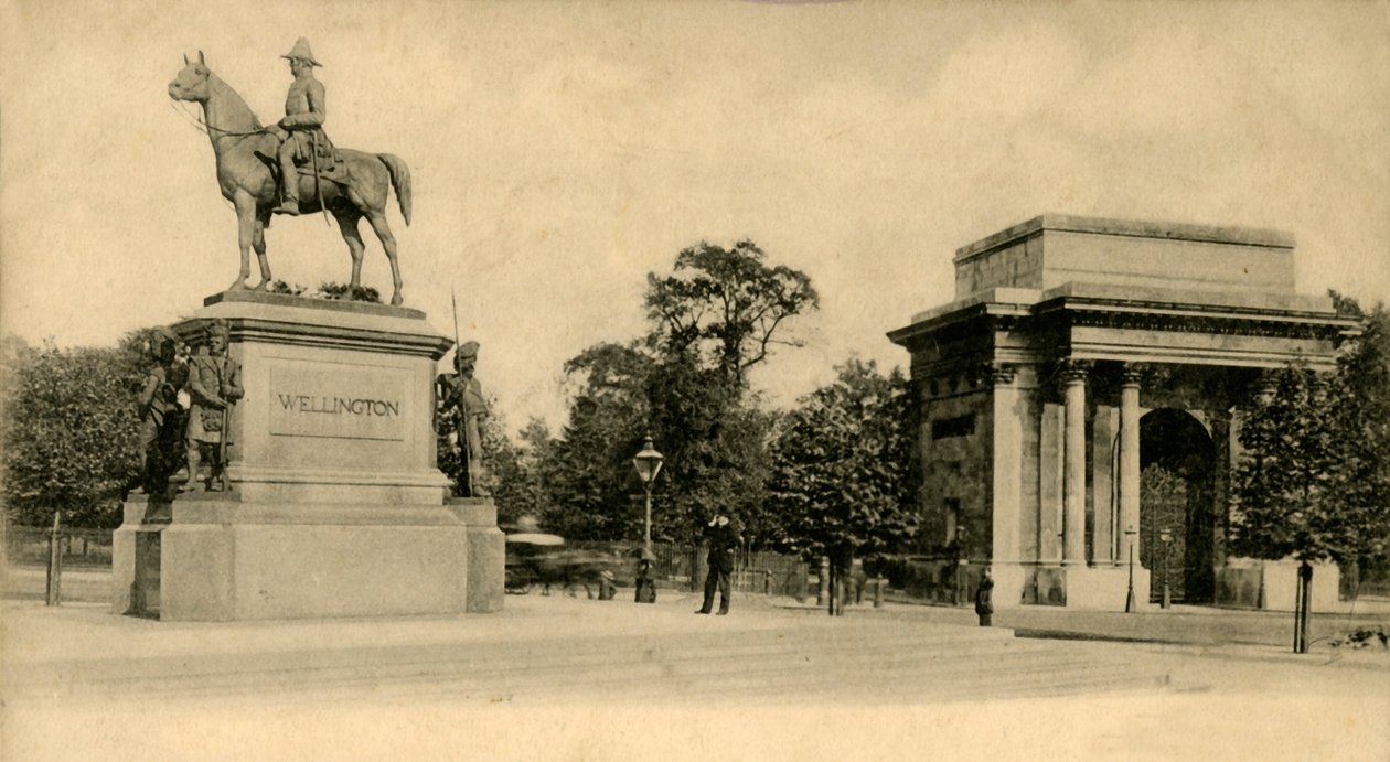 Wellington-monumentet, London, c1910. av Unbekannt