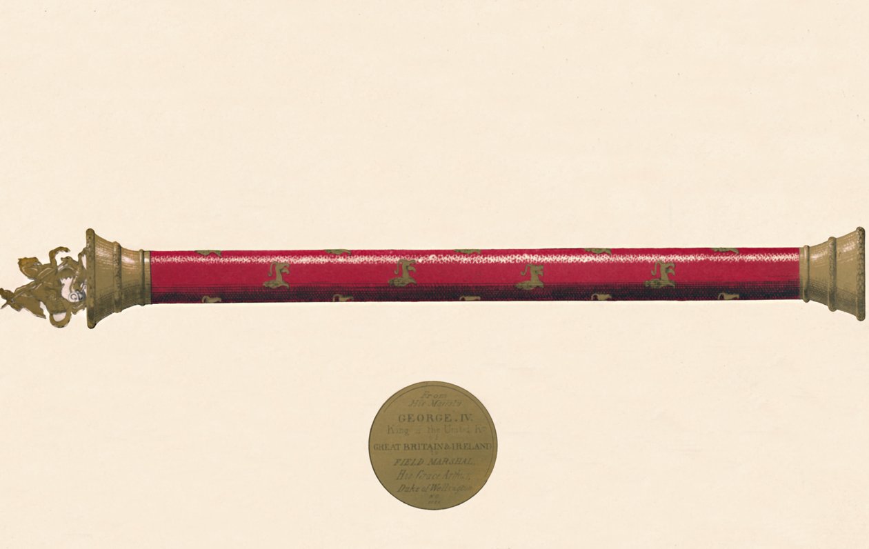 Wellingtons Field Marshals Baton, c1800-tallet av Unbekannt