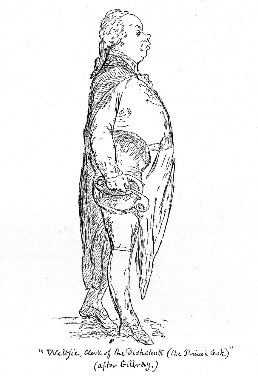 Weltje, Clerk of the Dishclouts the Princes Cook, sent på 1700-tallet, 1939 av Unbekannt