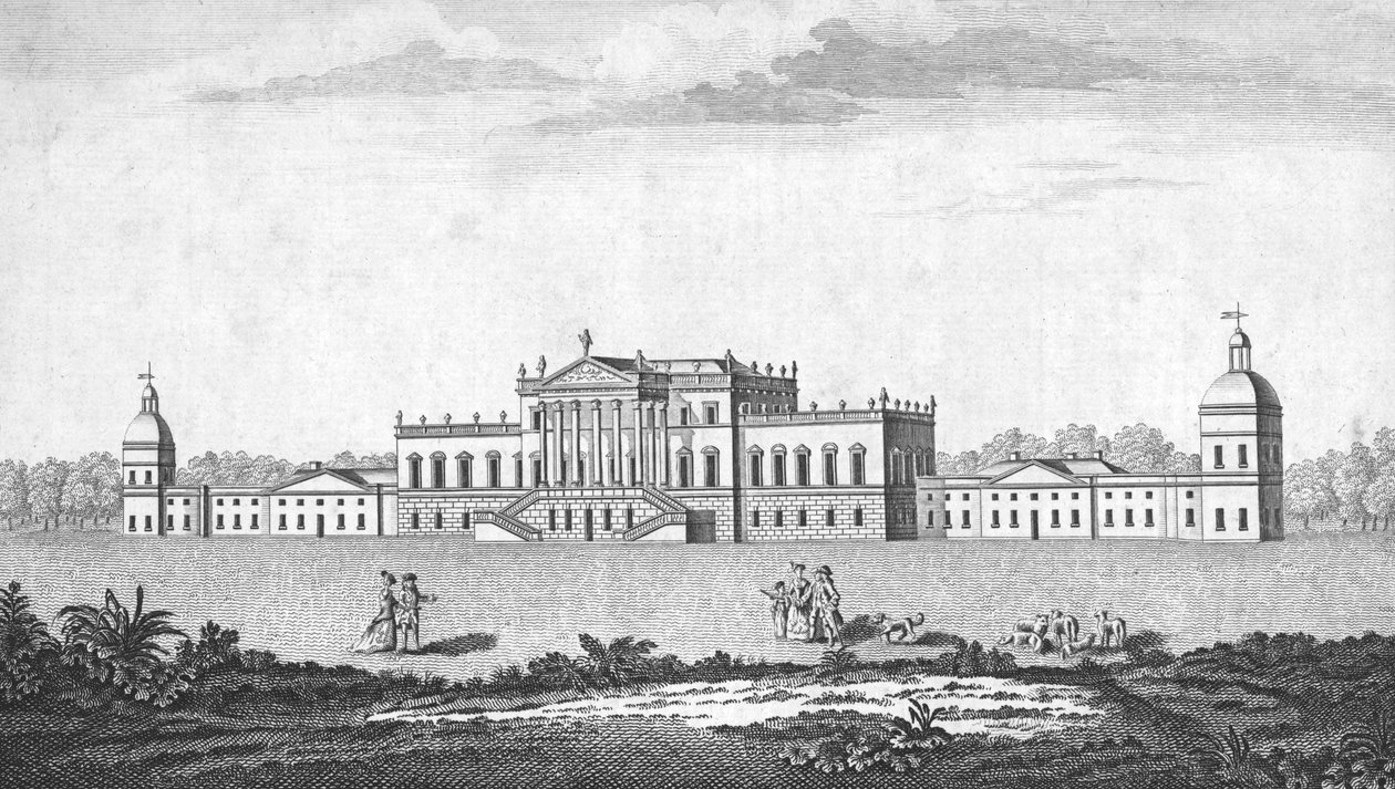 Wentworth Woodhouse, Yorkshire, c1780 av Unbekannt