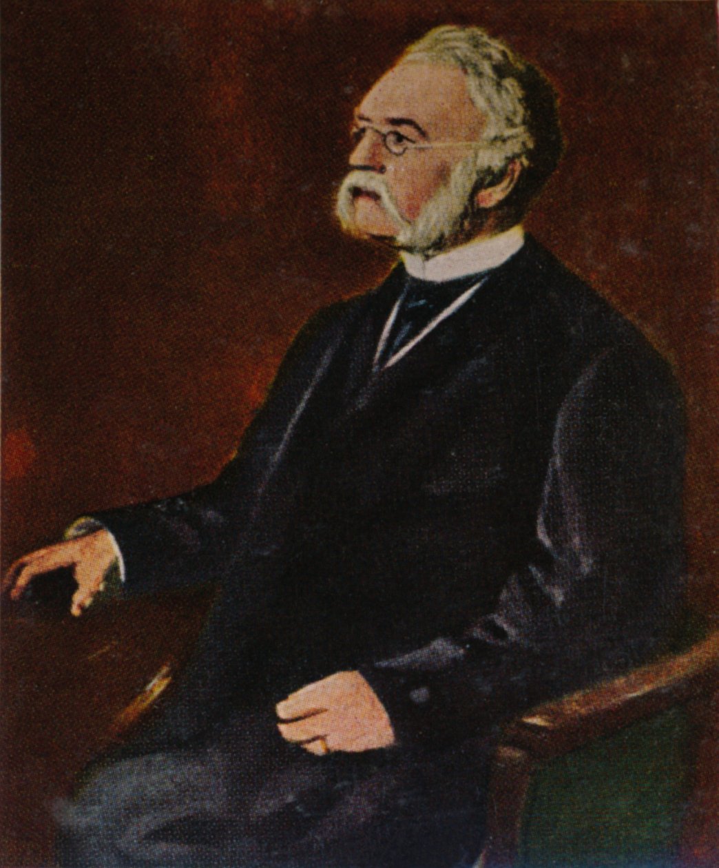 Werner von Siemens 1816-1892. Maleri av Lenbach, 1934. av Unbekannt