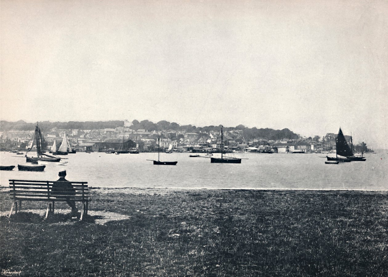 West Cowes - Utsikt fra East Cowes, 1895 av Unbekannt