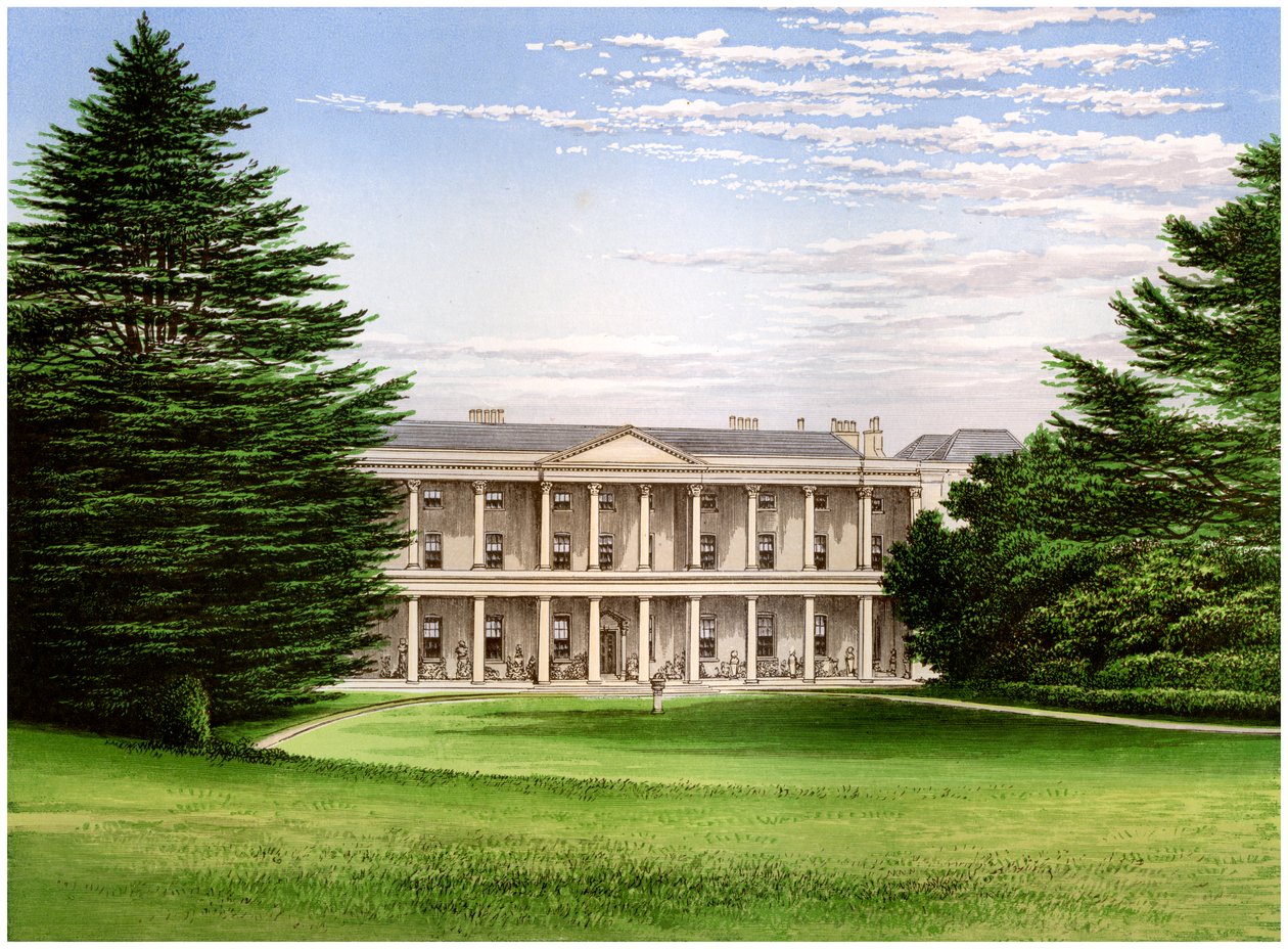 West Wycombe House, Buckinghamshire, hjemmet til Baronet Dashwood, c1880 av Unbekannt