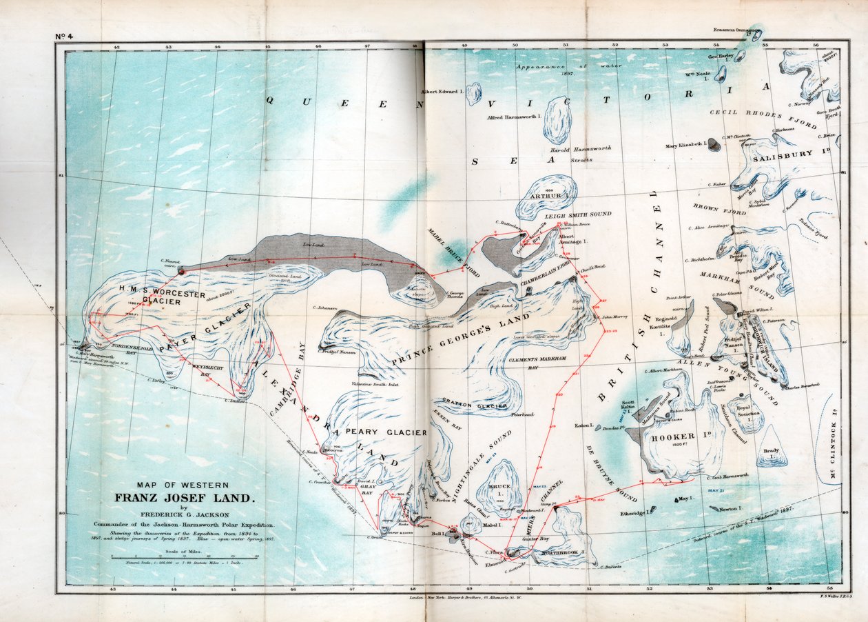 Vestlige Franz Josef Land, 1899 av Unbekannt