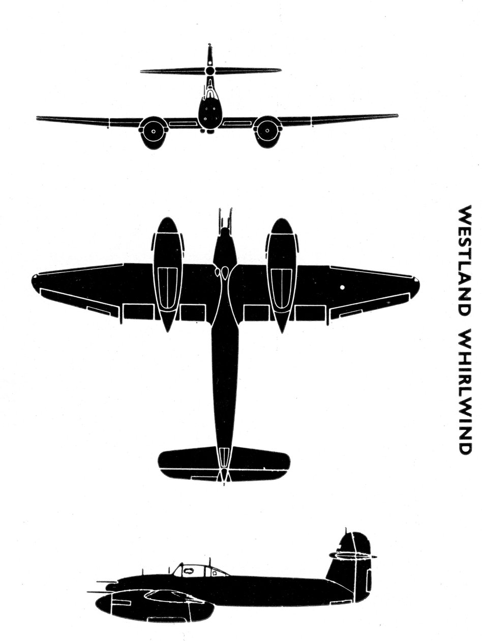 Westland Whirlwind, 1941 av Unbekannt
