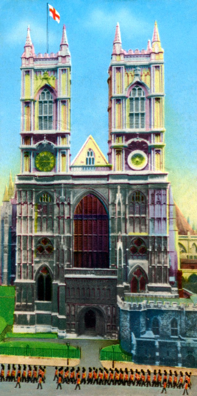 Westminster Abbey, London, 1900-tallet av Unbekannt