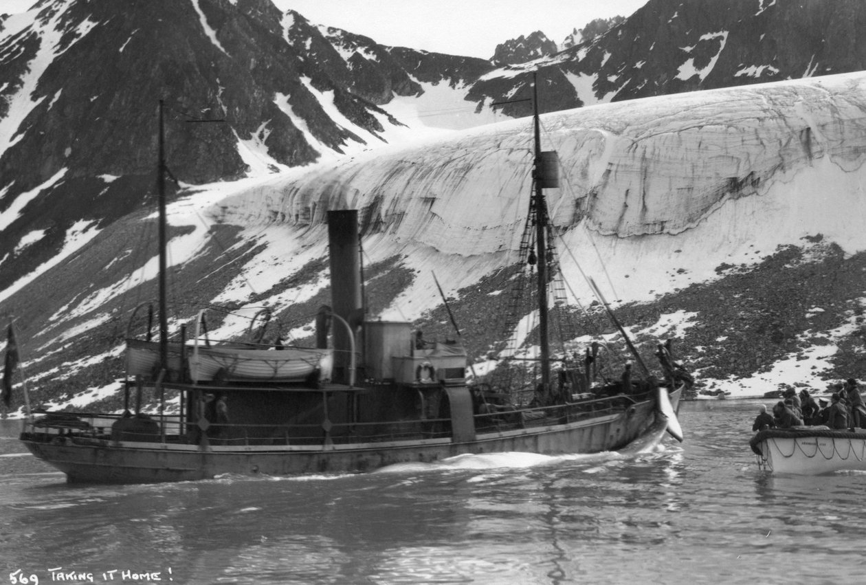 Hvalfangst, Magdalene Bay, Spitsbergen, Norge, 1929 av Unbekannt