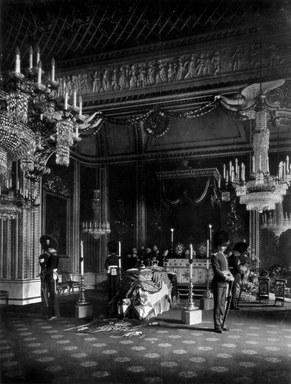 Når slitedagen er fullført, ligger de i staten, 1910 av Unbekannt