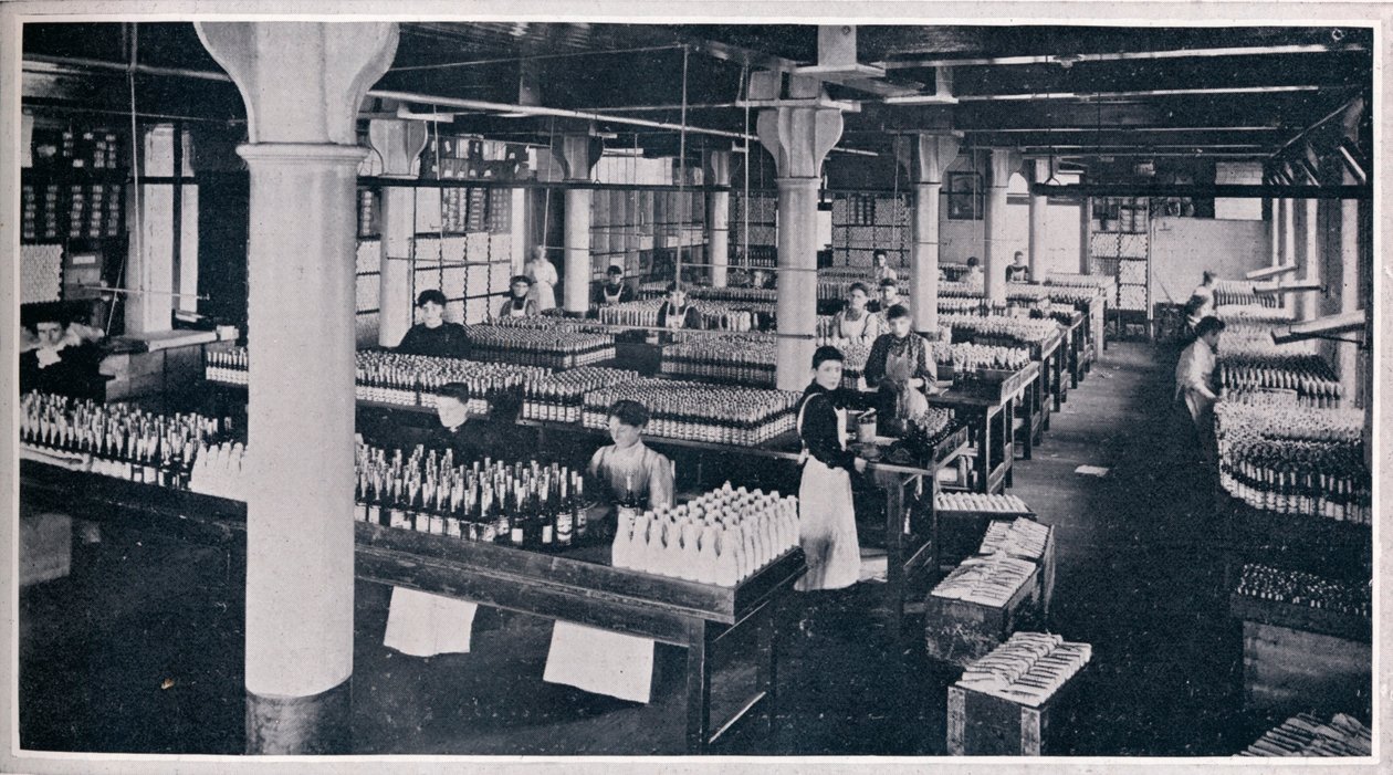 Der den berømte Yorkshire Relish består av, 1906 av Unbekannt