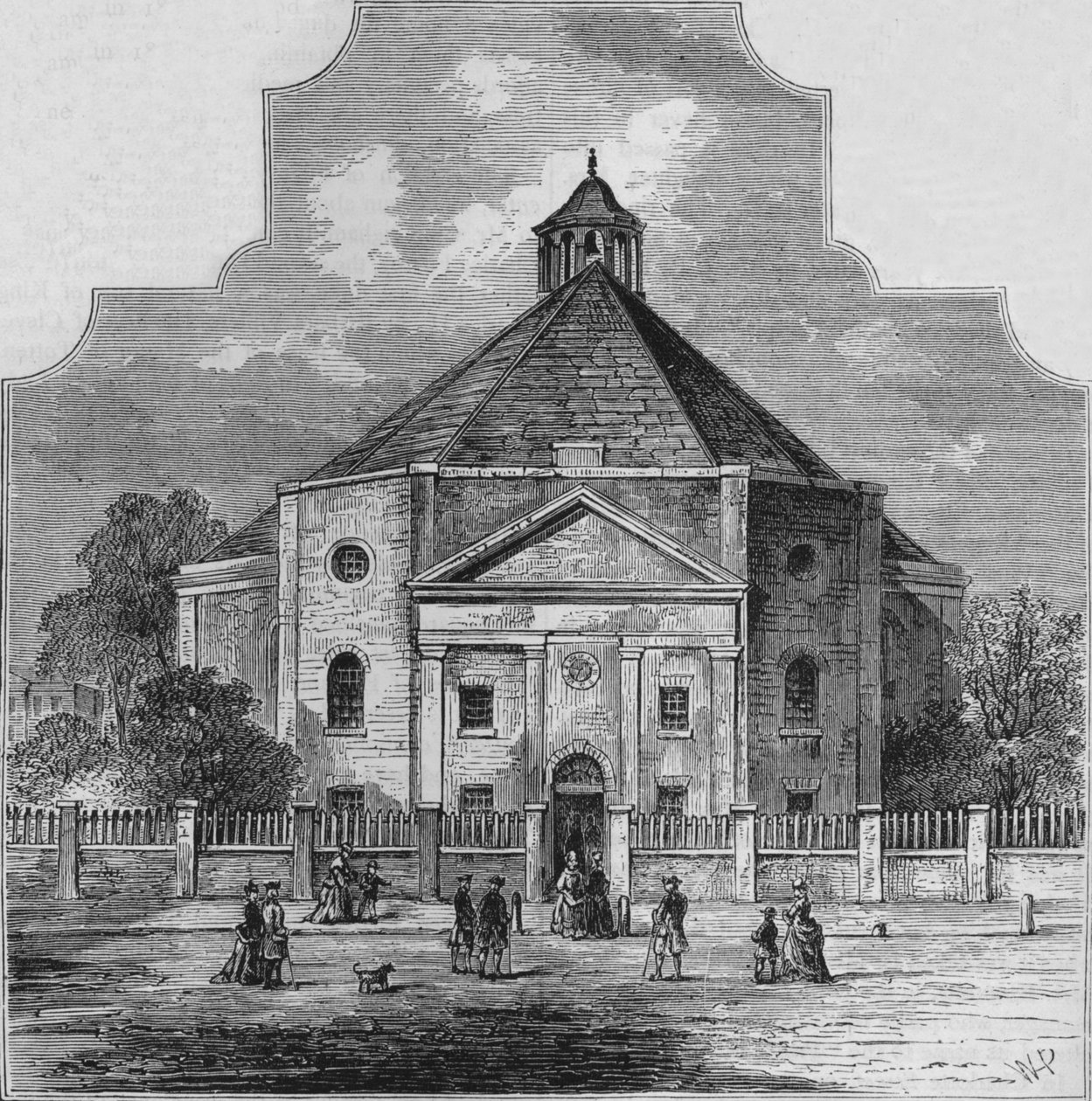 Whitefields Tabernacle, Tottenham Court Road, Westminster, London, 1820 1878 av Unbekannt