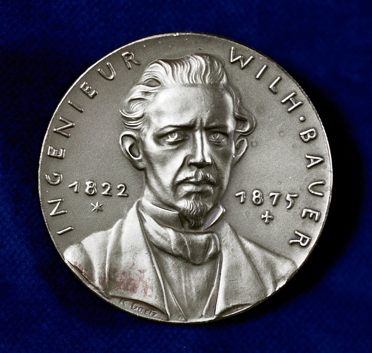 Wilhelm Bauer 1822-1875, tysk oppfinner og pionerbygger av ubåter av Unbekannt