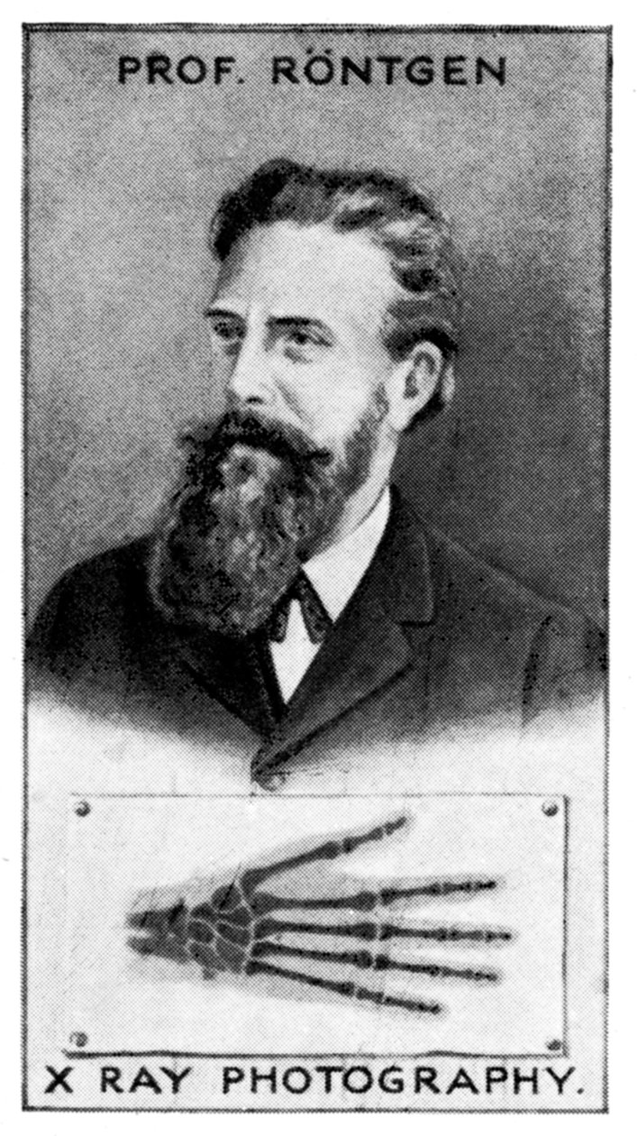 Wilhelm Conrad Roentgen , tysk fysiker, c1924 av Unbekannt