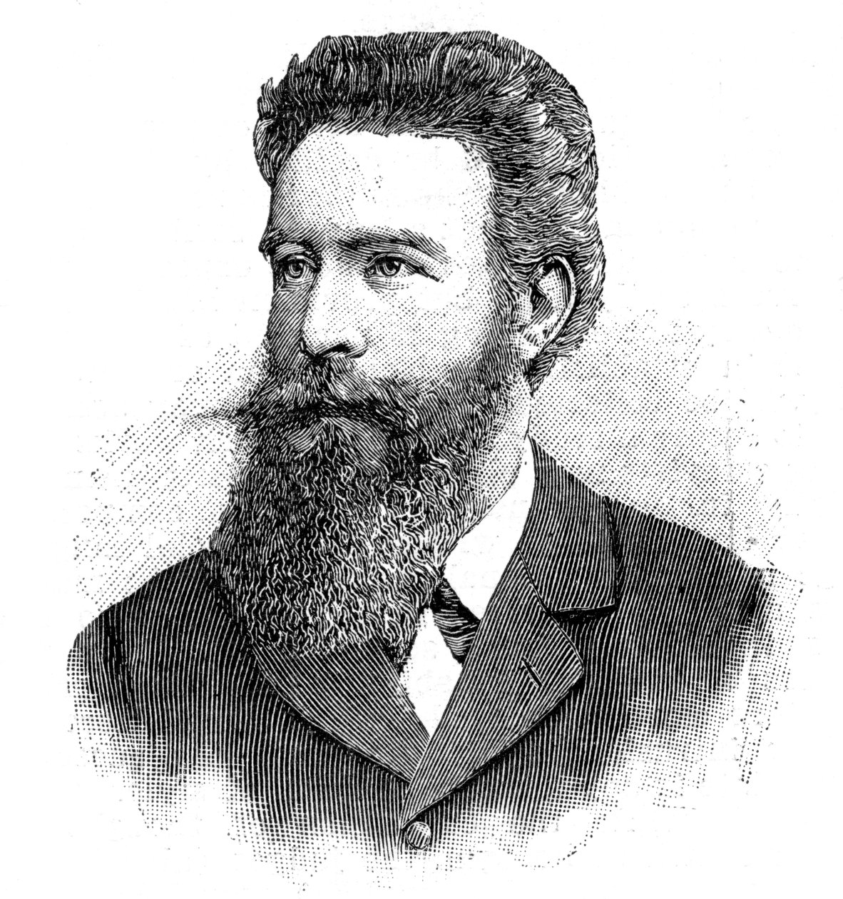 Wilhelm Konrad von Rontgen , tysk fysiker, 1902. av Unbekannt