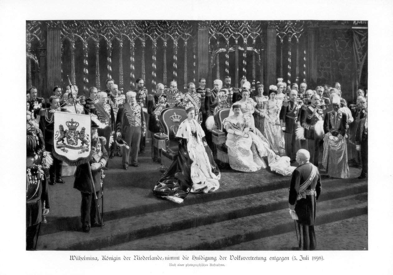 Wilhelmina av Nederland, 1880-1962, 5. juli 1898, 1900 av Unbekannt