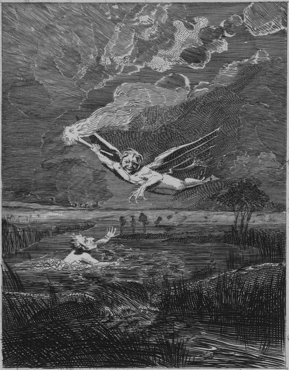 Will O the Wisp, c1800-tallet av Unbekannt