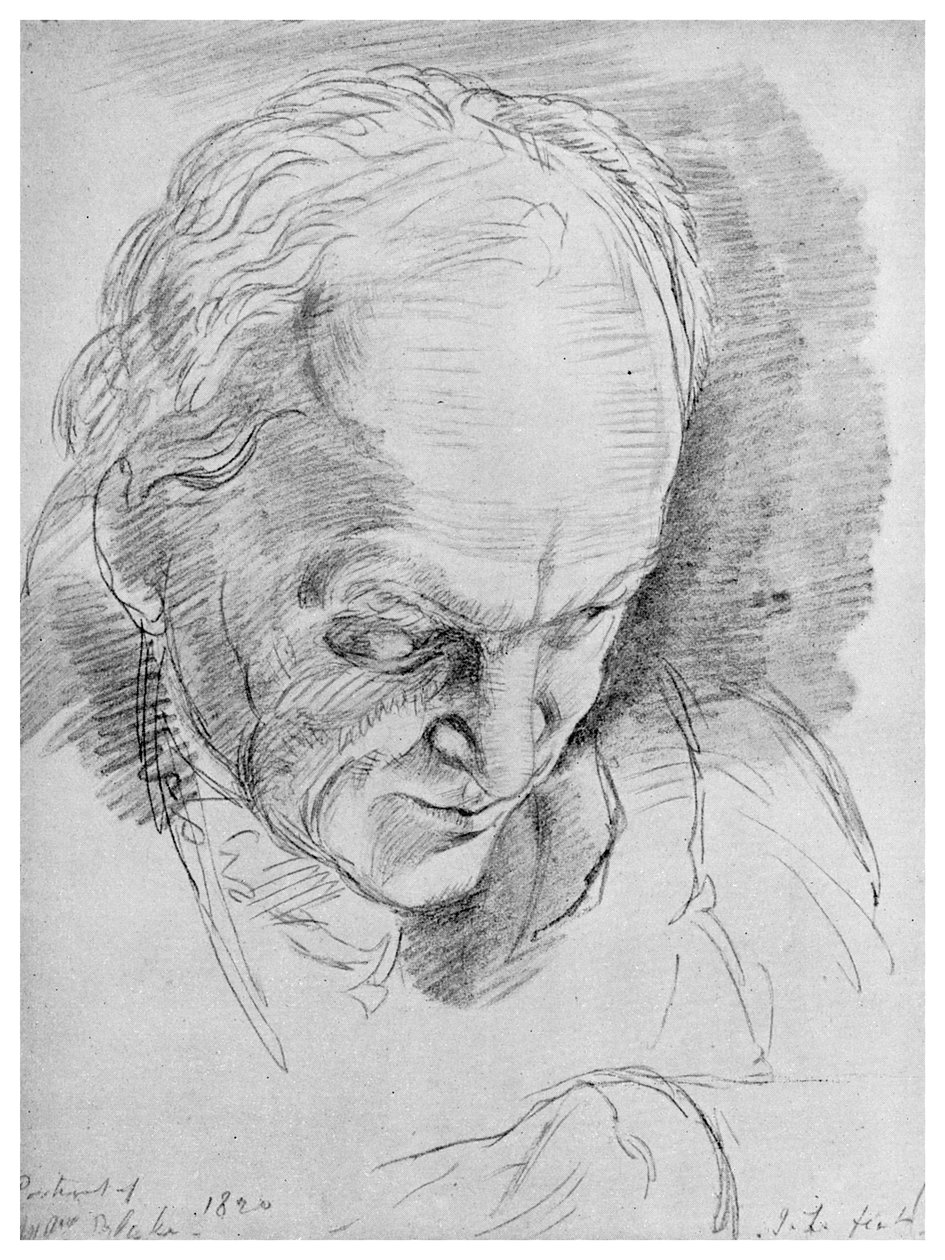 William Blake , engelsk mystiker, poet, kunstner og gravør, 1800-tallet 1956 av Unbekannt