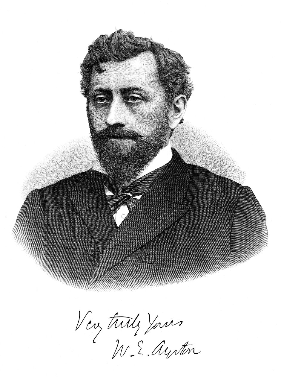 William Edward Ayrton 1847-1908, britisk fysiker, elektroingeniør og oppfinner, 1892 av Unbekannt