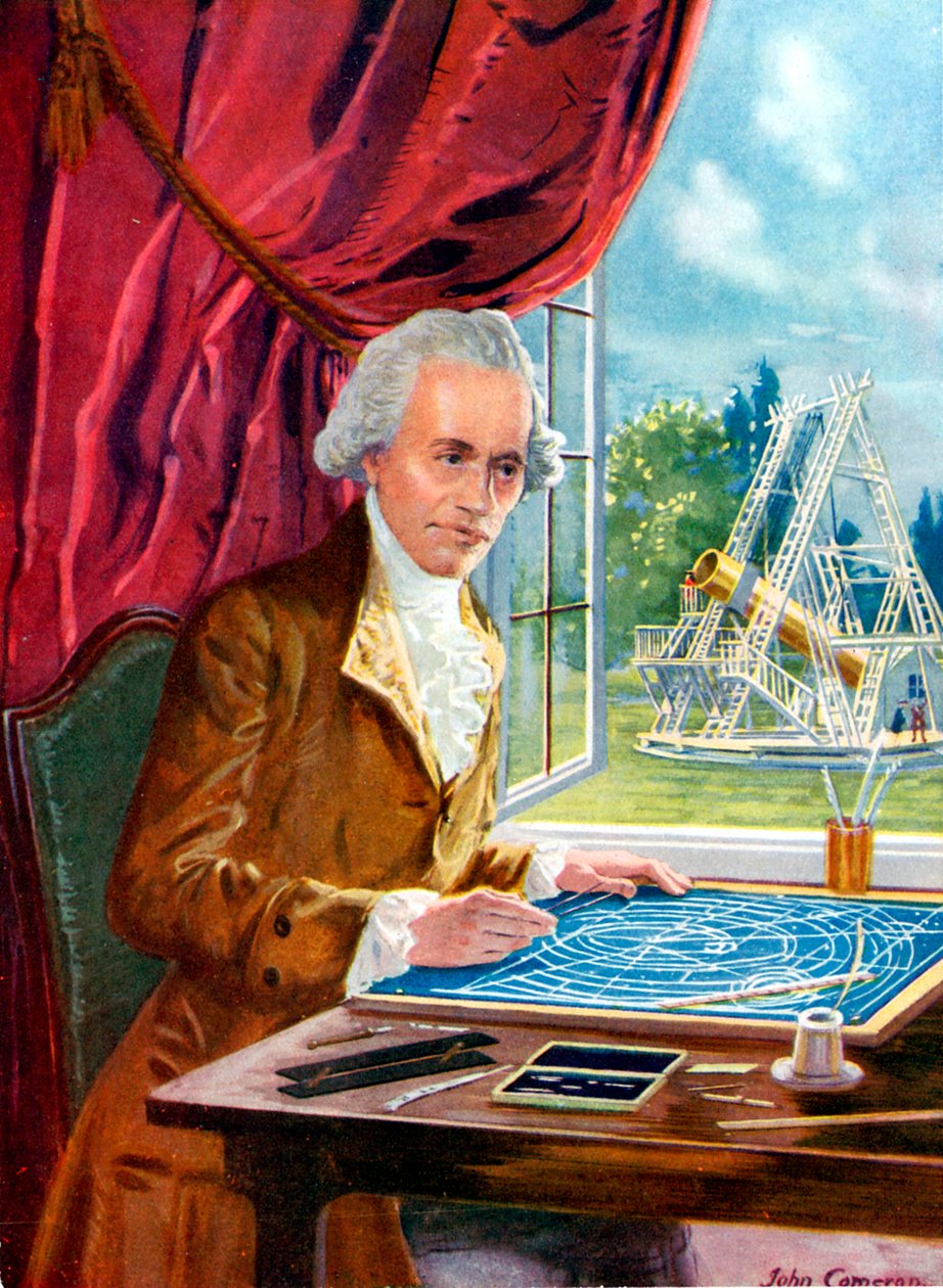William Herschel 1738-1822 tyskfødt engelsk astronom av Unbekannt