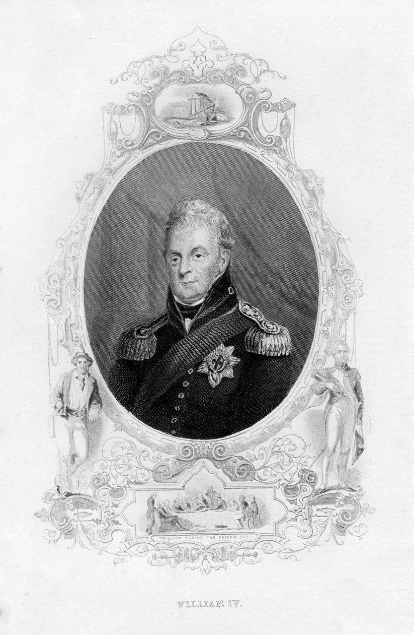 William IV av Storbritannia, 1800-tallet av Unbekannt