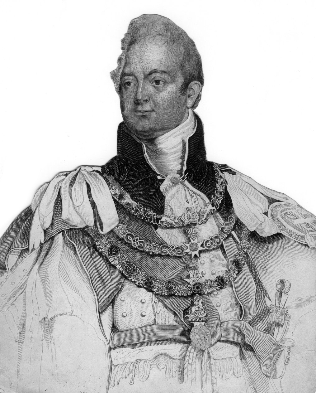 William IV av Storbritannia, 1800-tallet av Unbekannt