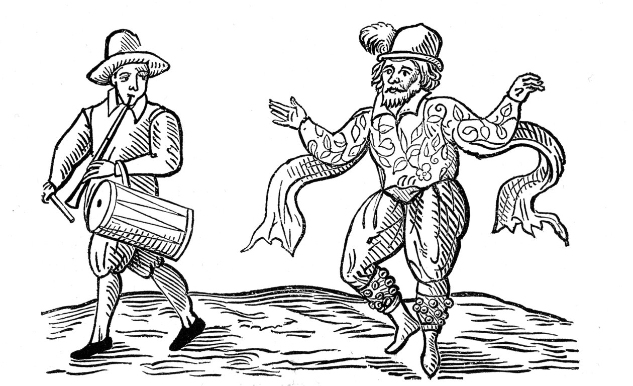 William Kemp eller Kempe, Elizabethansk komiker, 1600 av Unbekannt