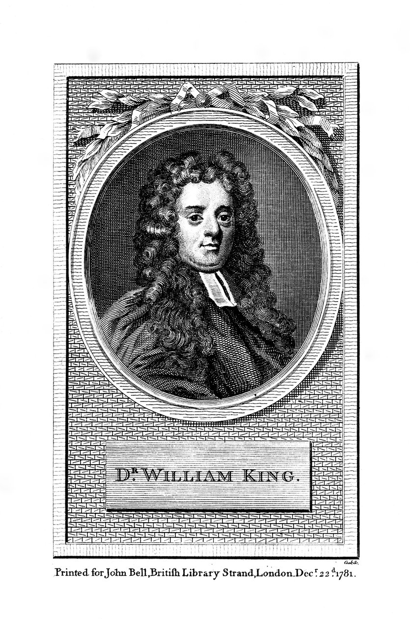 William King, engelsk poet, 1781 av Unbekannt