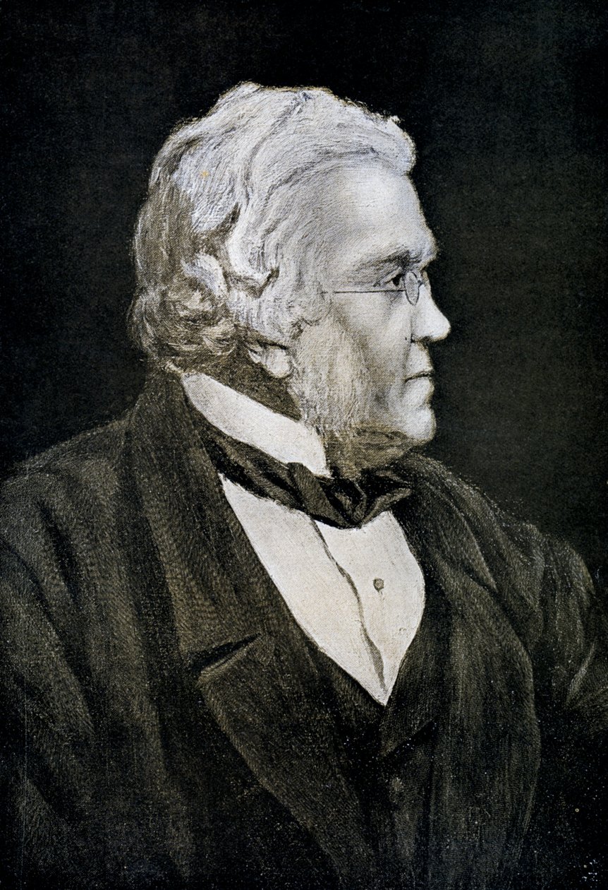 William Makepeace Thackeray , engelsk romanforfatter på 1800-tallet, 1911 av Unbekannt